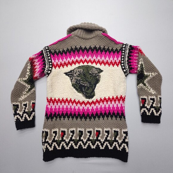 Zadig & Voltaire Zelly Tiger Knit Cardigan Sweater - Picture 10 of 11